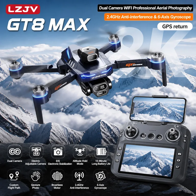 Drone Surveying - طائرة بدون طيار GT8 ماكس قابلة