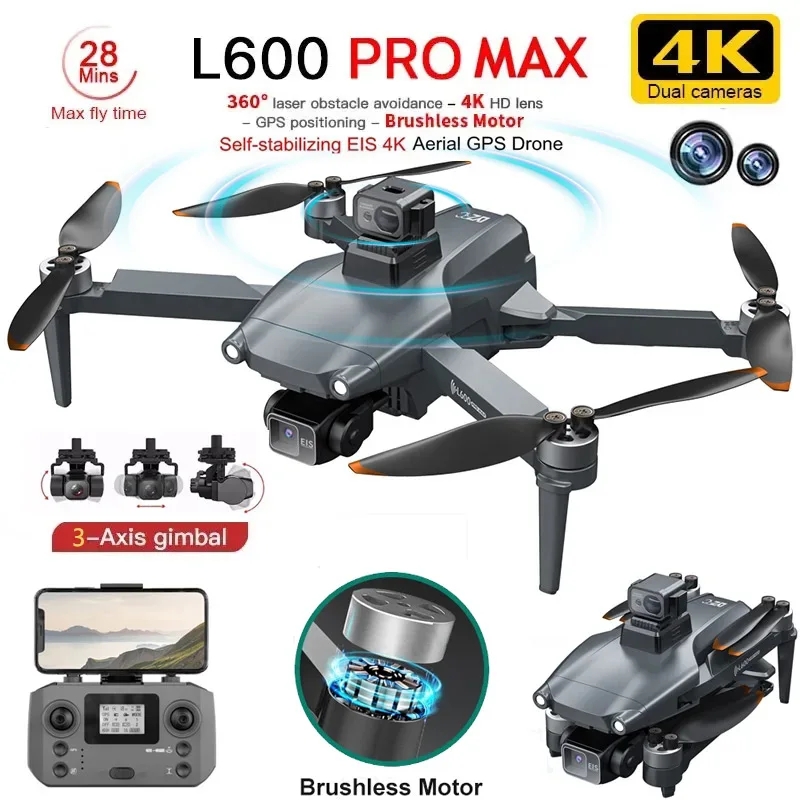 Drone Surveying - L600 PRO MAX GPS الطائرة بدون