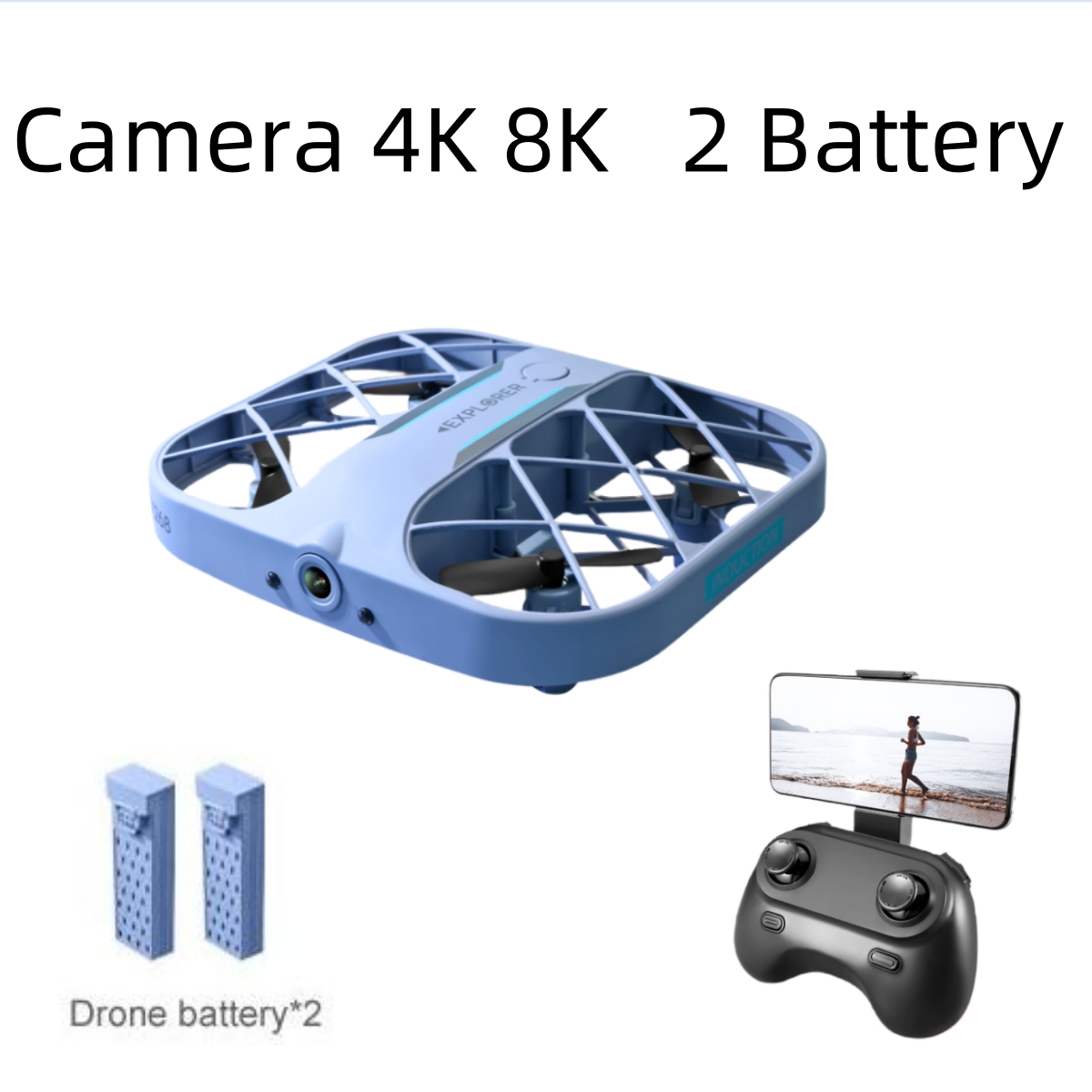 Drone Cinematic - طائرة JJRC H107 FPV RC بدون