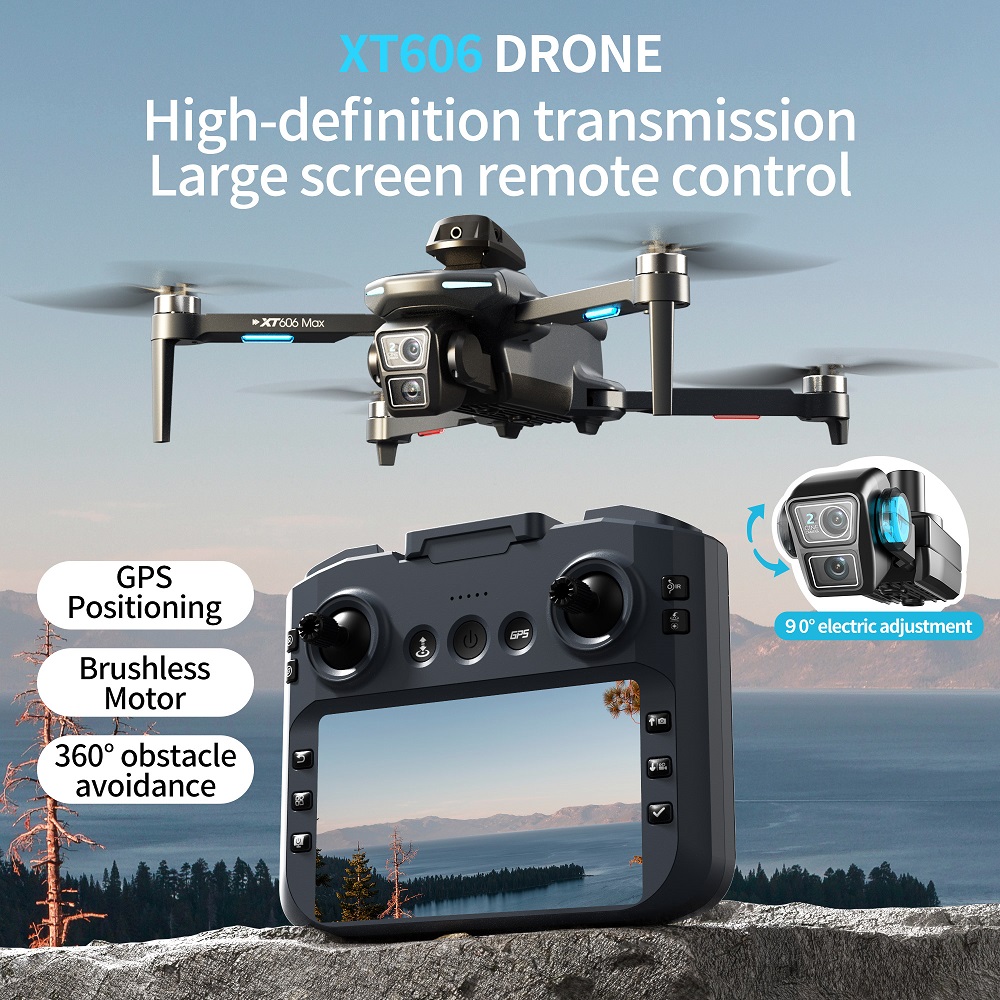 طائرة بدون طيار XT606 MAX 3 مع - مراجعة Drone Multispectral وسعره