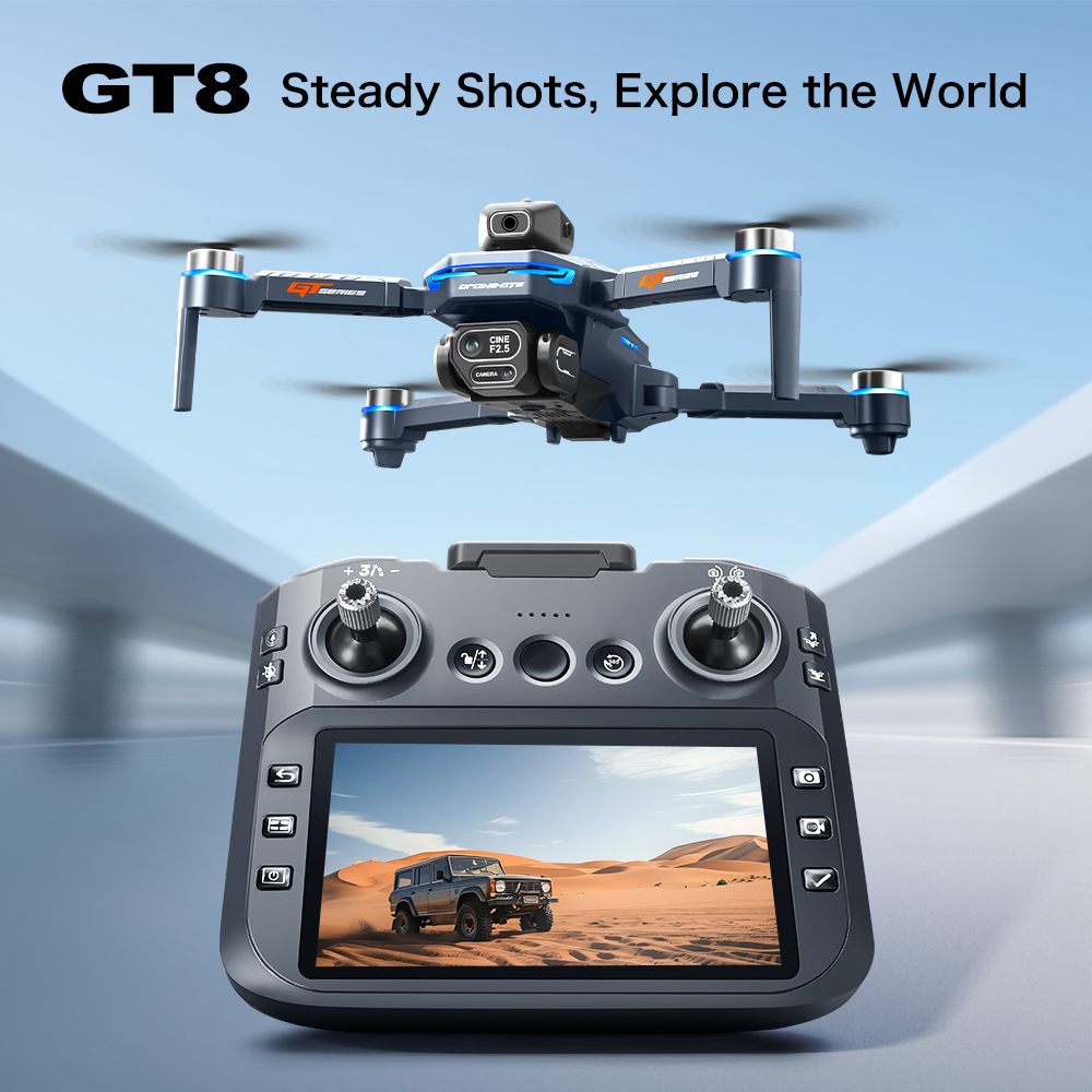 طائرة بدون طيار GT8 ماكس قابلة - مراجعة Drone Surveying وسعره