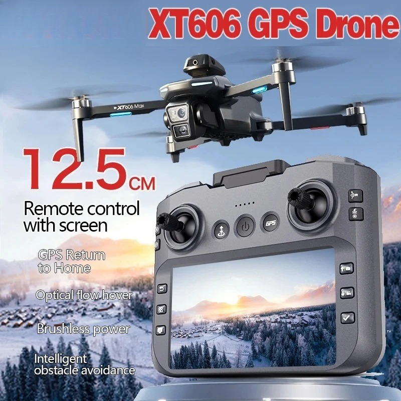 طائرة بدون طيار XT606 MAX GPS  - مراجعة Drone Surveying وسعره