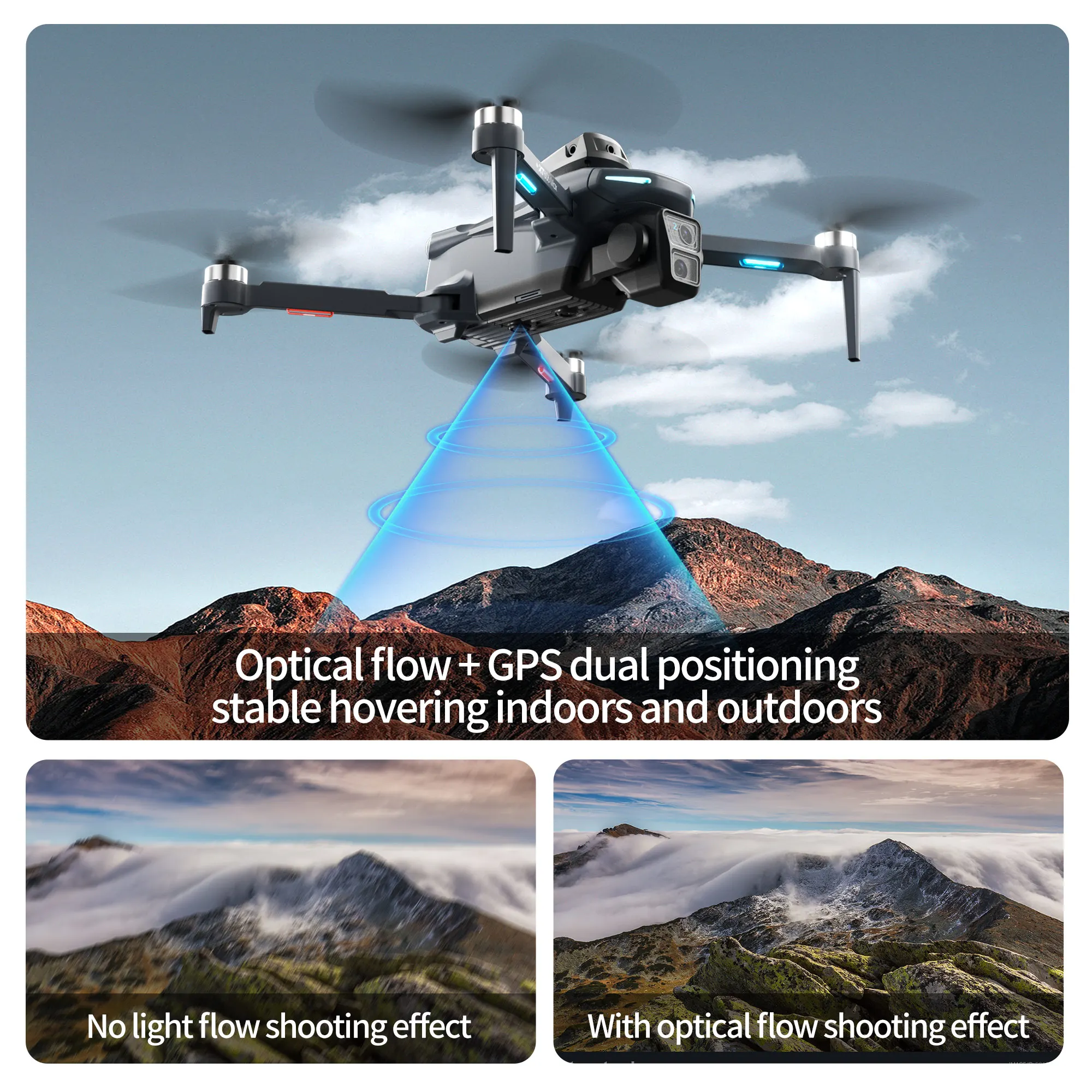 طائرة بدون طيار XT606 MAX GPS  - مراجعة Drone Surveying وسعره