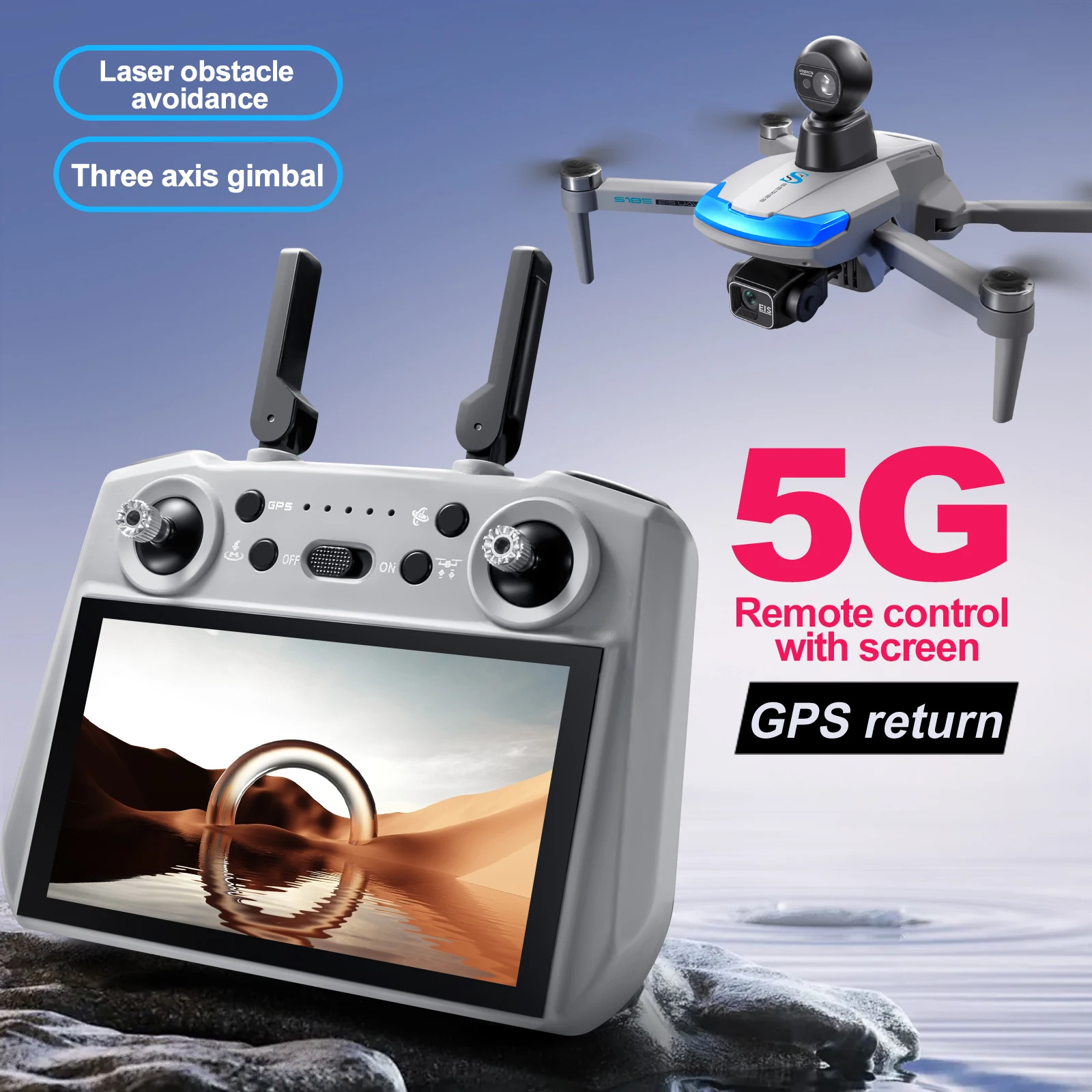 طائرة بدون طيار احترافية S185  - مراجعة Drone Surveying وسعره