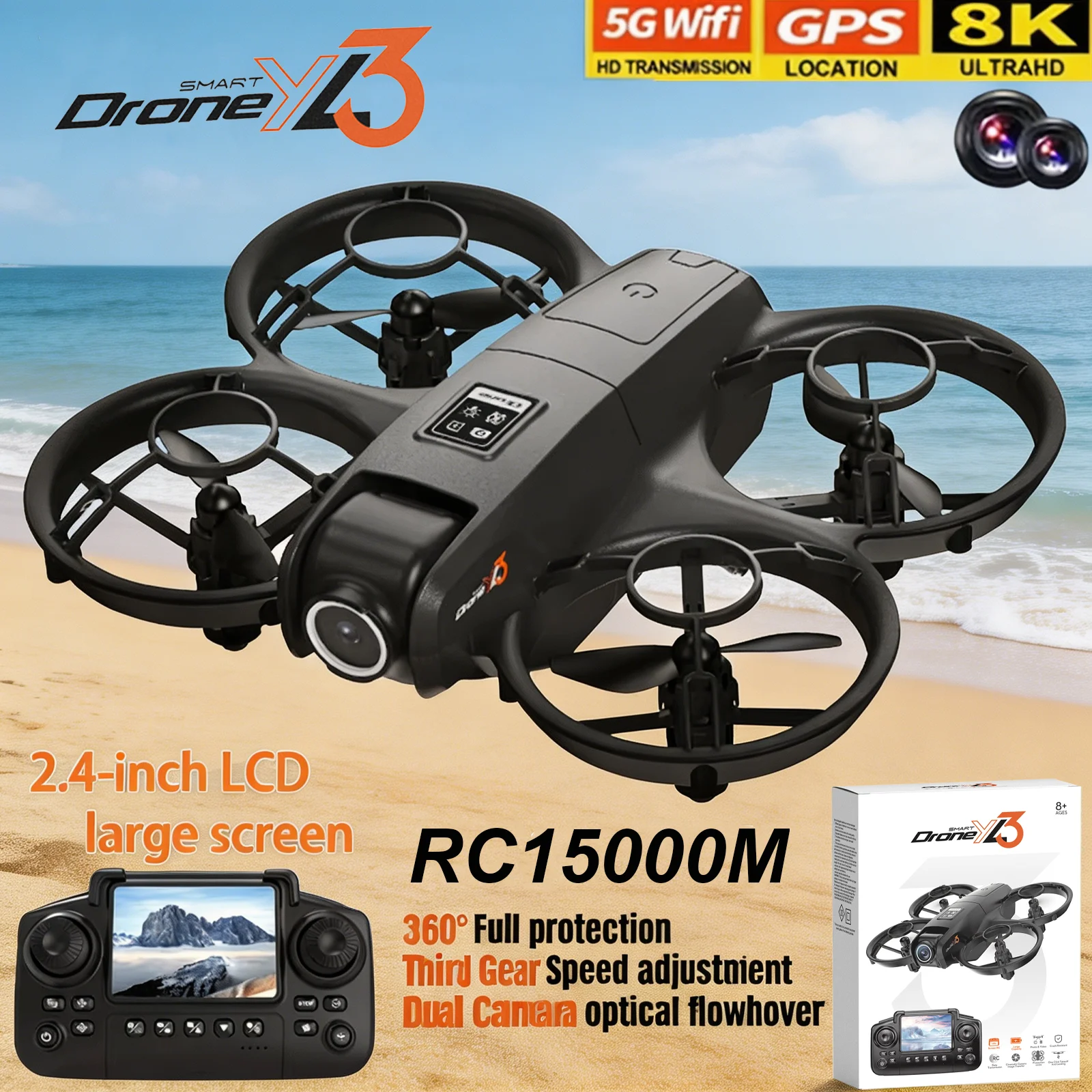 طائرة بدون طيار YL3 RC جديدة ب - مراجعة Drone Surveying وسعره